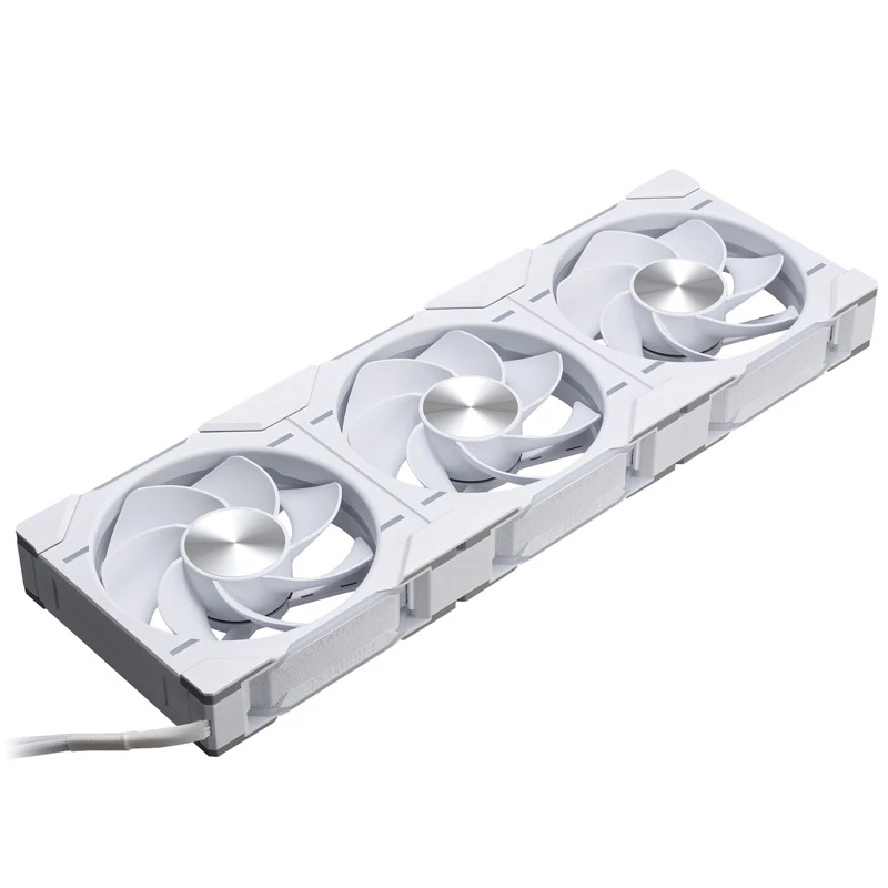 Phanteks D30-120 PWM Reverse Airflow D-RGB Gehäuselüfter, 120 mm, 3er-Pack, weiß