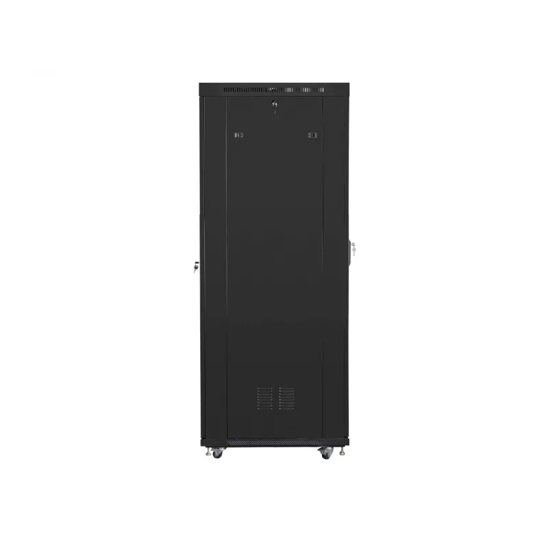 Lanberg FF01-8227-23BL Rack-Schrank 27U Standschrank Schwarz