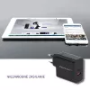 Qoltec 51716 Wandladegerät 63 W, USB-C PD + USB QC 3.0, 5-20 V 1,5-3 A, Schwarz