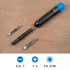 iFixit Narwhal 6-in-1 Schraubenzieher, arretierende Drehkappe, schwarz