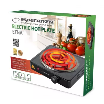 Esperanza EKH012K Kochfeld Schwarz Tischgerät 21 cm 1 Zone(n)