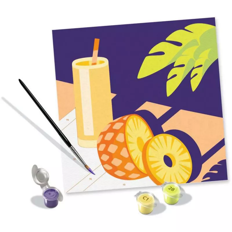 CreArt - Mocktail Ananas, Malen