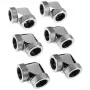Raijintek Pelias D160906 16 mm 90°-Adapter (6er-Pack), silber