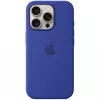 Silikon Hülle Apple iPhone 16 Pro MagSafe Ultramarin Hülle