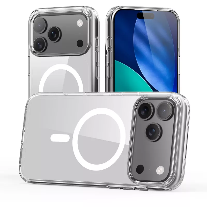 Nevox StyleShell SHOCKFlex - iPhone 17 Pro Max kompatibel zu MagSafe transparent