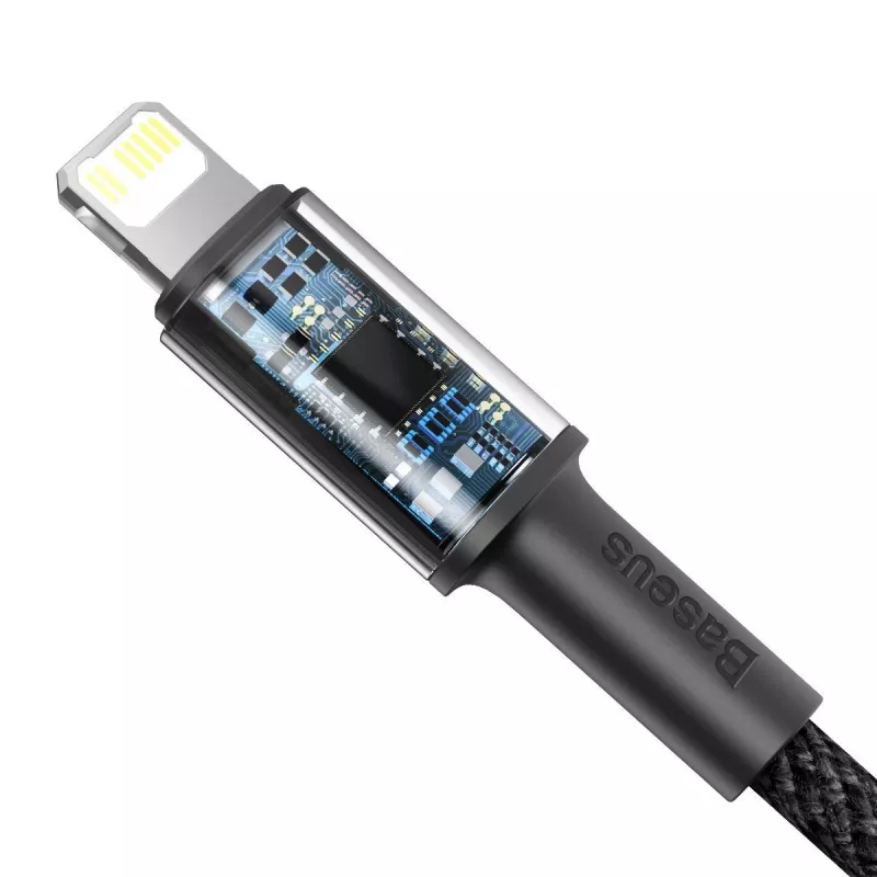 Baseus High Density Geflochtenes Kabel Typ-C auf Lightning, PD, 20W, 1m (Schwarz)