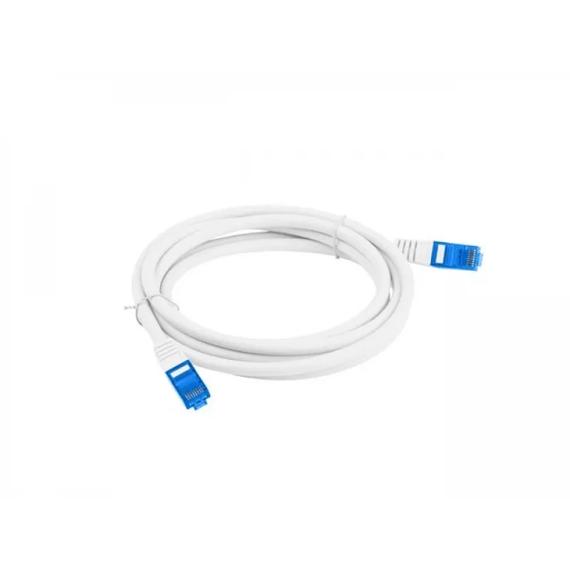 LANBERG Netzwerkkabel Cat6a S/FTP 20 m Weiß RJ-45 auf RJ-45 CCA 26 AWG LSZH