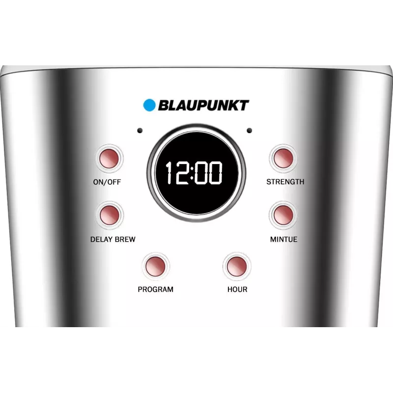 Blaupunkt CMD802WH Display 1,5 l silberne Filterkaffeemaschine