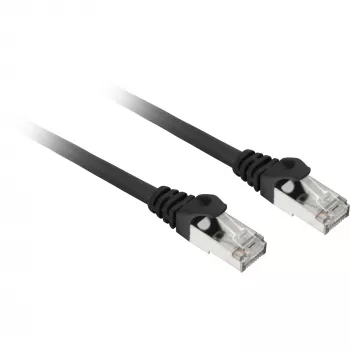 Netzwerkkabel Sharkoon Patch SFTP RJ-45 Cat.7a 50cm Schwarz