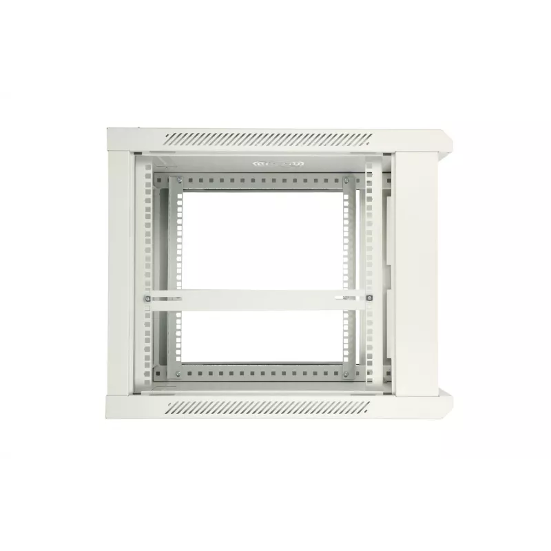 Extralink Rackschrank 9U 600x450 ASP Grau Wandmontage, Metalltür