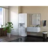 Badezimmer-Aufbewahrungsschrank top e shop NEL 2K DK BPOŁ — freistehend, 3 Regalböden, 600×300×1740 mm, weiß