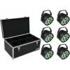LED-PAR-Lichtset EUROLITE 6x TCL Spot mit Transportkoffer, Modell TDV-1