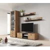 Cama Meble SOHO 140 TV-Lowboard, Eiche Lefkas/schwarz