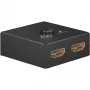Goobay 58485 Manuelle HDMI-Umschaltbox 2 auf 1, 4K 30 Hz