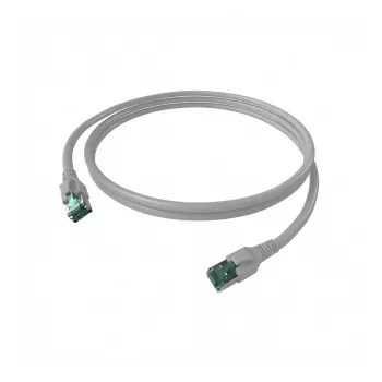 EasyLan FlexBoot FTP Cat.6a saCon 1m - 1 m - Cat6a - F/UTP (FTP) - RJ-45 - RJ-45 - Grau