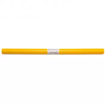 HERMA 7361 Buchschutzfolie, PP, gelb, 400 mm x 2 m, ohne Klebstoff