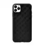Softcase Devia Woven2 für iPhone 11 Pro – gewebte Textur, schwarz