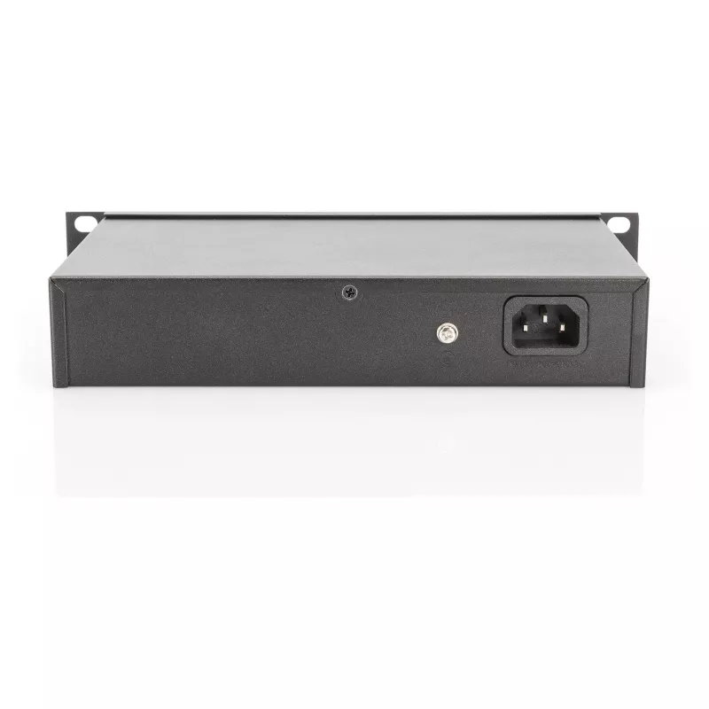 Switch DIGITUS 10 Zoll Gigabit Ethernet 8-Port Unmanaged - 8x Gigabit RJ45, rackmontierbar