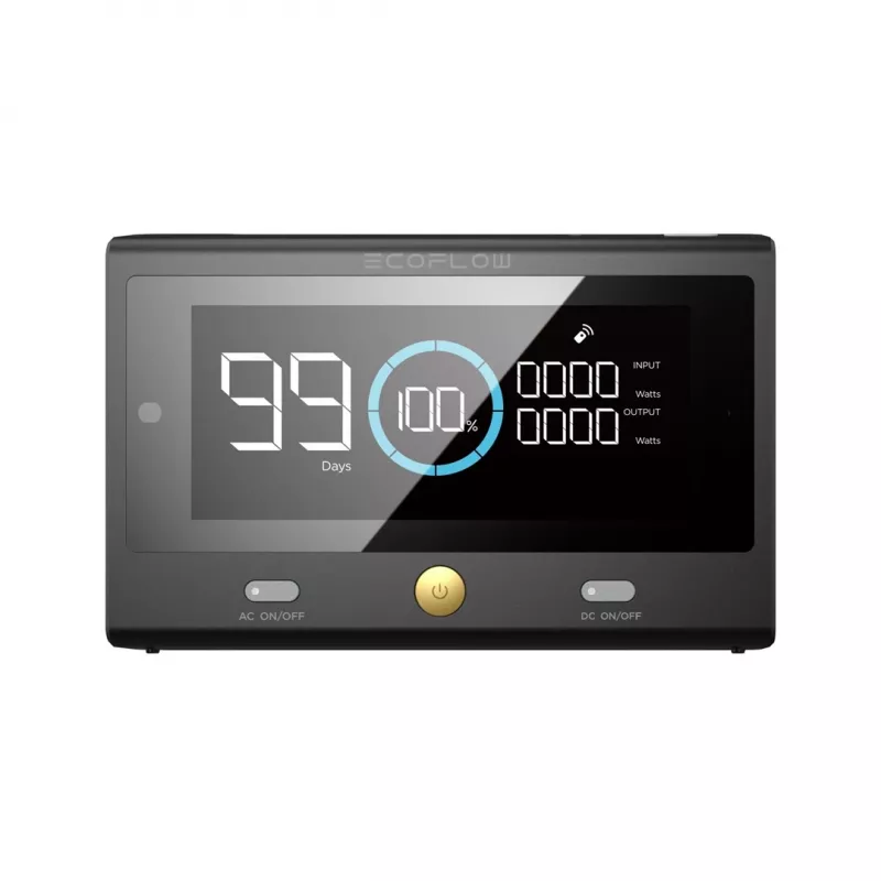 EcoFlow 50049001 Fernbedienung für tragbare Powerstation DELTA Pro, Bluetooth, schwarz