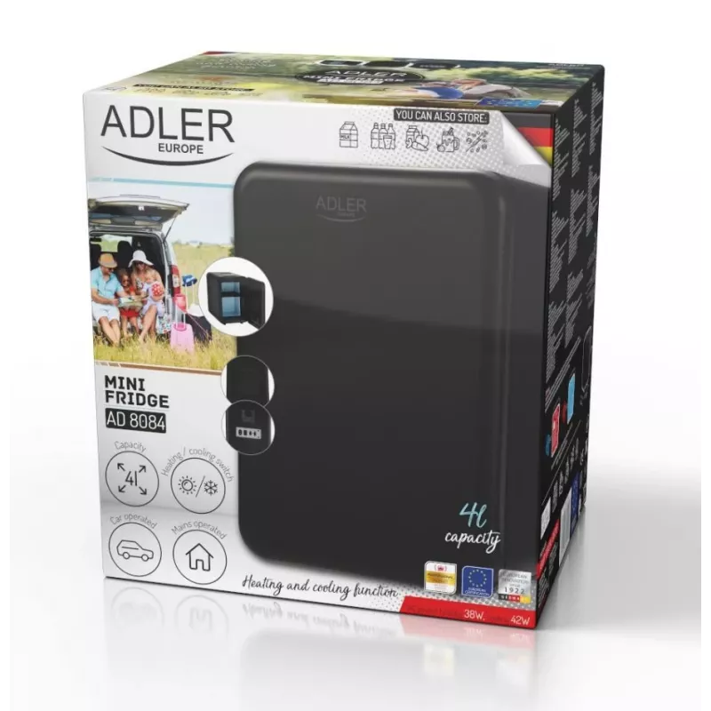 Adler Ad 8084 Mini-Kühlschrank 4L Ac/dc