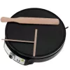 Adler AD 3093 2-in-1 doppelseitiger elektrischer Crêpe-Maker, 1600 W, Schwarz
