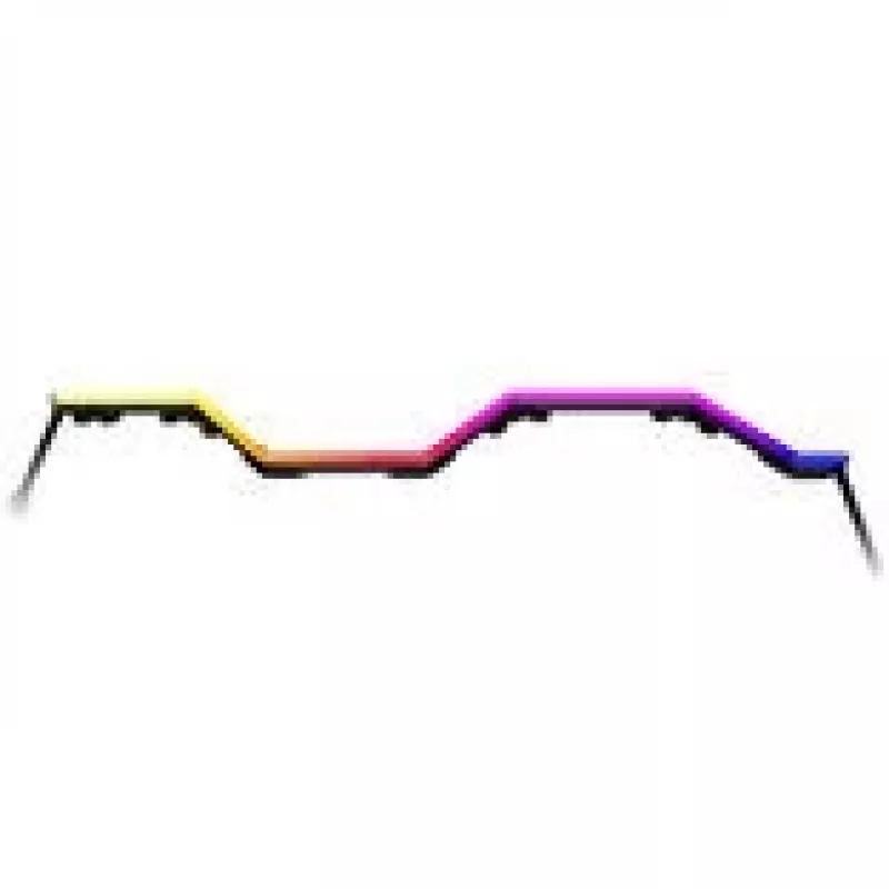 RGB-Lichtverstärkungskit HYTE Noodle — Universelles Gehäuse, Schwarz, 575×14×5,3 mm