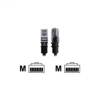 PatchSee BasicPatch - Patchkabel - RJ-45 (M) zu RJ-45 (M) - 3,1 m - FTP - CAT 5e - geschirmt - Schwarz (F/10)