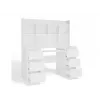 KUBA Schreibtisch Set + Extension Piece, weiß