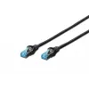 Netzwerkkabel Digitus CAT 5e SF/UTP 1m RJ-45 Schwarz