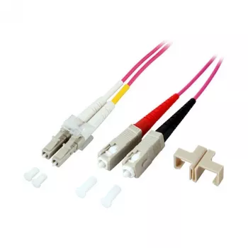 EFB-Elektronik Duplex-Jumper LC-SC 50/125µ, OM4, LSZH, erika Violett, 2,0 mm, 3 m Hersteller: EFB Elektronik (O0323.3)