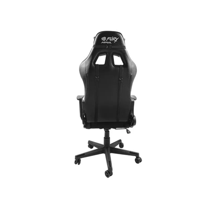 FURY Avenger XL Universal Gaming Chair Gepolsterter Sitz Schwarz, Weiß