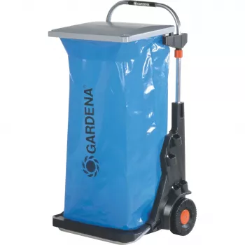 Gardena 232-20 Garden Mobile Gartenabfallwagen mit Sackhalter, Deckel und Sack