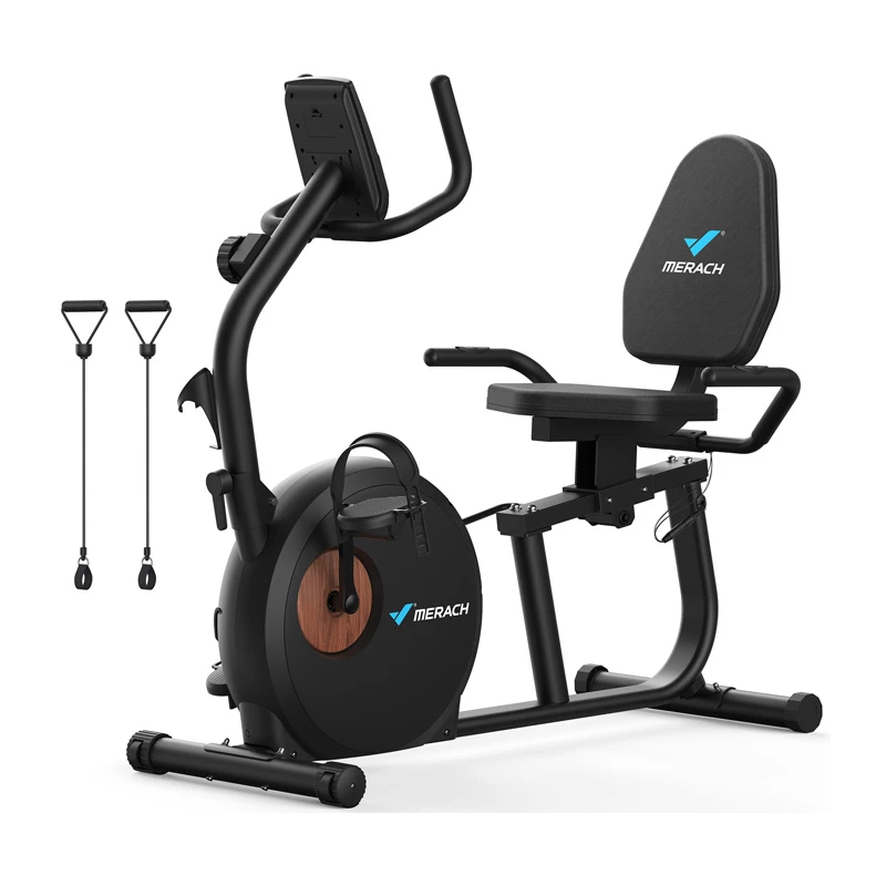 MERACH MR-S23B1-EU Liege-Ergometer (schwarz)