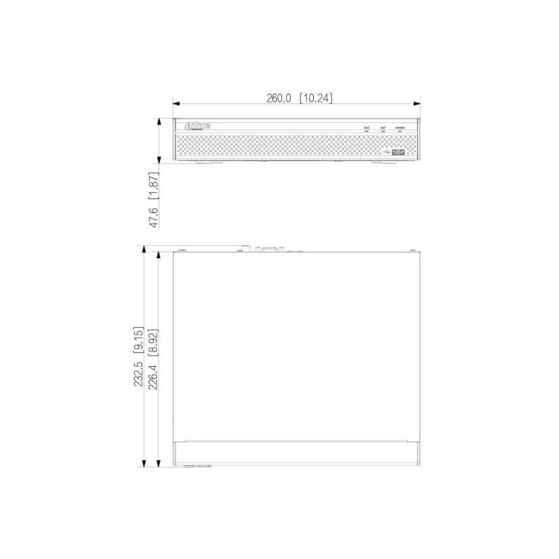 Dahua Technology DHI-NVR4108HS-4KS3 Netzwerk-Videorekorder 1U Schwarz