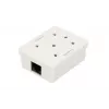 Extralink Aufputz-Netzwerkdose, 1x RJ45 CAT5E UTP