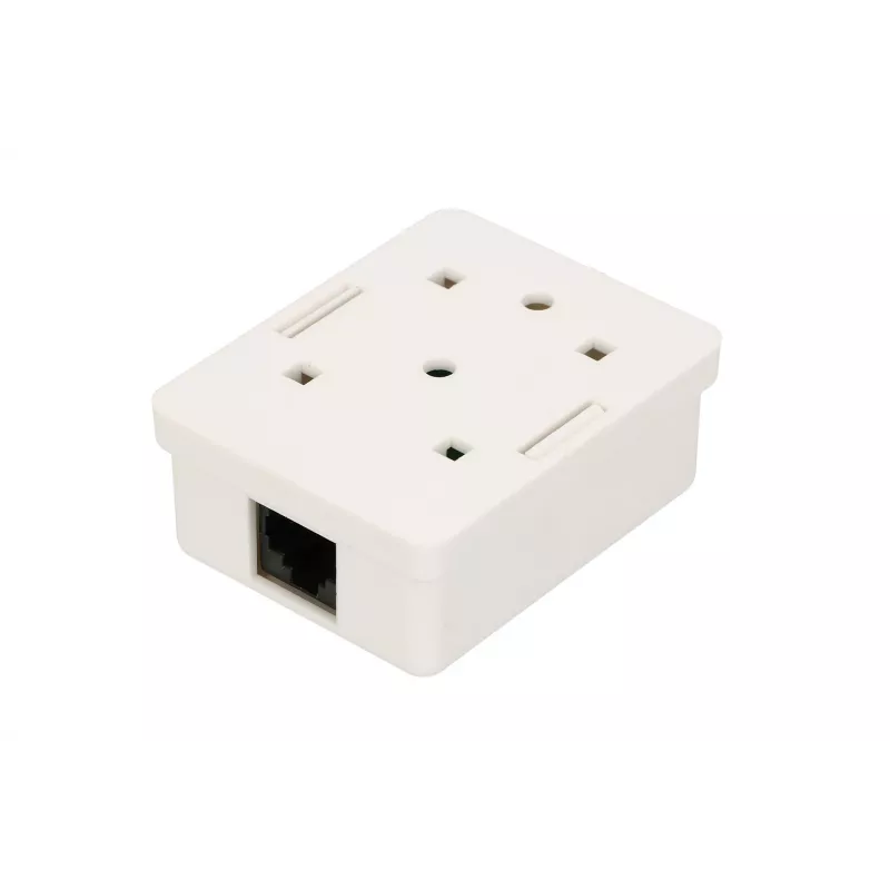 Extralink Aufputz-Netzwerkdose, 1x RJ45 CAT5E UTP