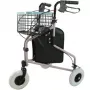 REHA FUND RF-611 Barcelona ergonomischer dreirädriger Gehwagen, grau