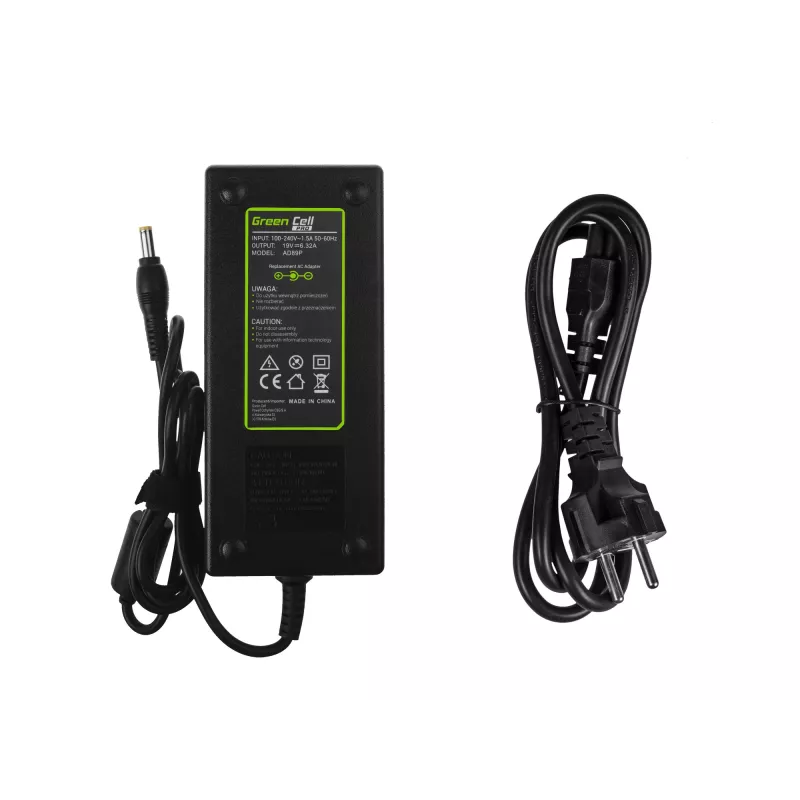 Green Cell PRO AD89P Laptop-Ladegerät für Acer Aspire, 19 V 6,32 A 120 W