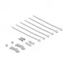Patchpanel DELOCK Mini Desktop RJ45 6-Port Cat.6A geschirmt, Metall, schwarz, 80×22×125 mm