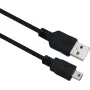 USB-Kabel helos 288316 — USB-A-Stecker auf Mini-USB-B 2.0, 3 m Länge