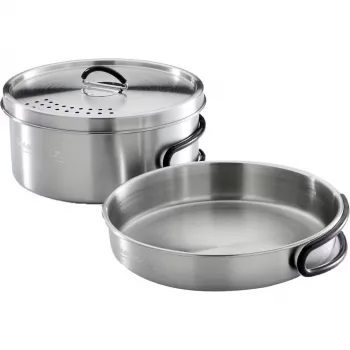 Camping-Topfset Campingaz Trekking Kit 3-teilig Edelstahl