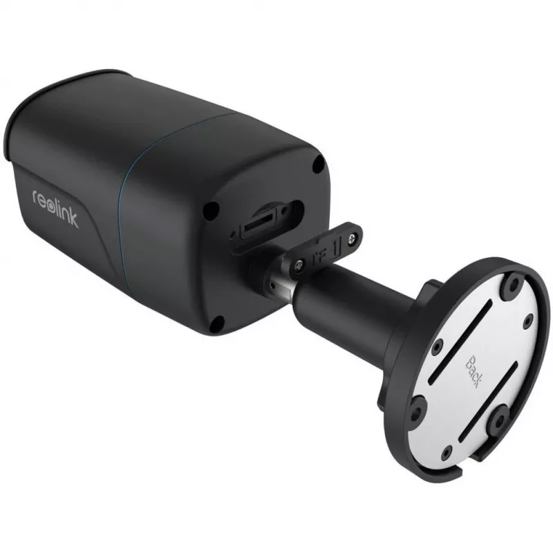 Reolink P330 4K IP-Überwachungskamera, 8 MP 3840 x 2160, innen und außen, integriertes Mikrofon, 30 m Nachtsicht, Schwarz