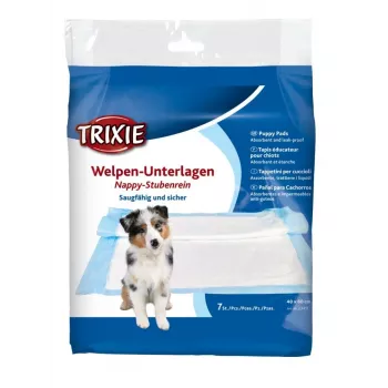 Hundetrainingsunterlage Trixie 23411, Zellulose, 400×600 mm, 7 Stk., auslaufgeschützter Rand, dicht, blau