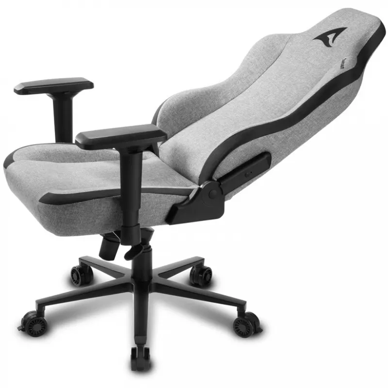 Gaming-Stuhl Sharkoon SKILLER SGS40 Stoff Gepolsterte Sitzfläche Rückenlehne Grau