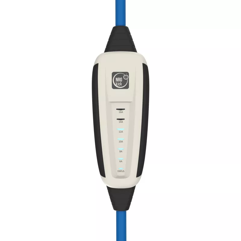 NRGkick 17101000 mobile Wallbox 16A Pure, 11 kW, 10 m Kabel, Typ 2, WLAN + Bluetooth, Weiß