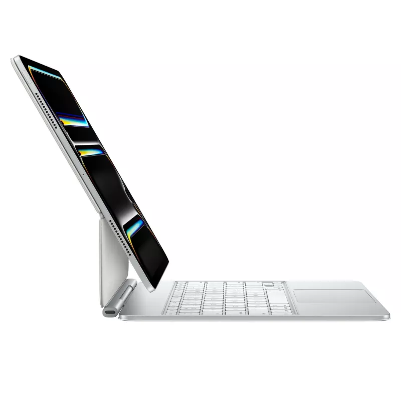 Apple Magic Keyboard für iPad Pro 13 Zoll M4 Deutsch Weiß QWERTZ Trackpad