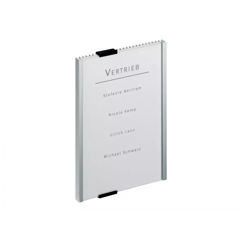 Durable Info-Schild Acryl Aluminium Silber 4806-23