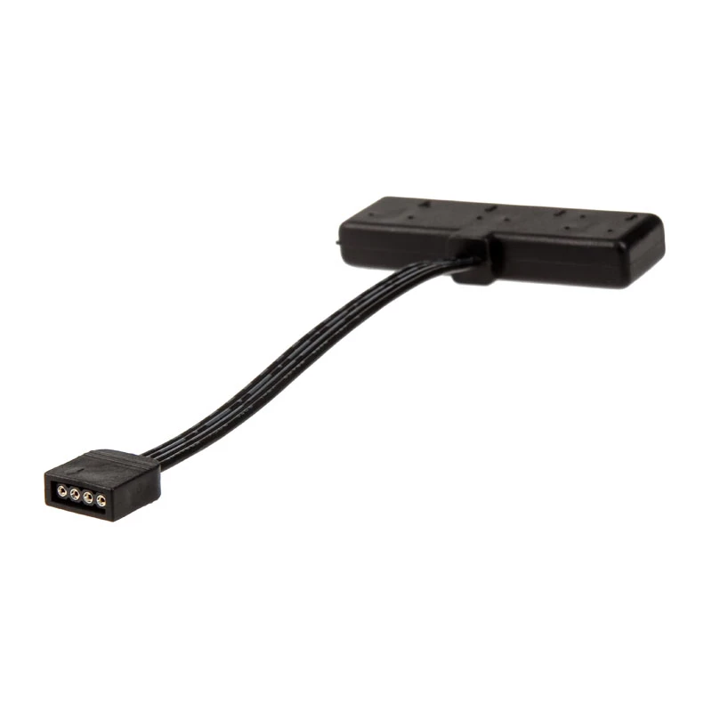 Akasa AK-CBLD02-10BK RGB-LED-Splitterkabel, 4-polig, 10 cm, schwarz