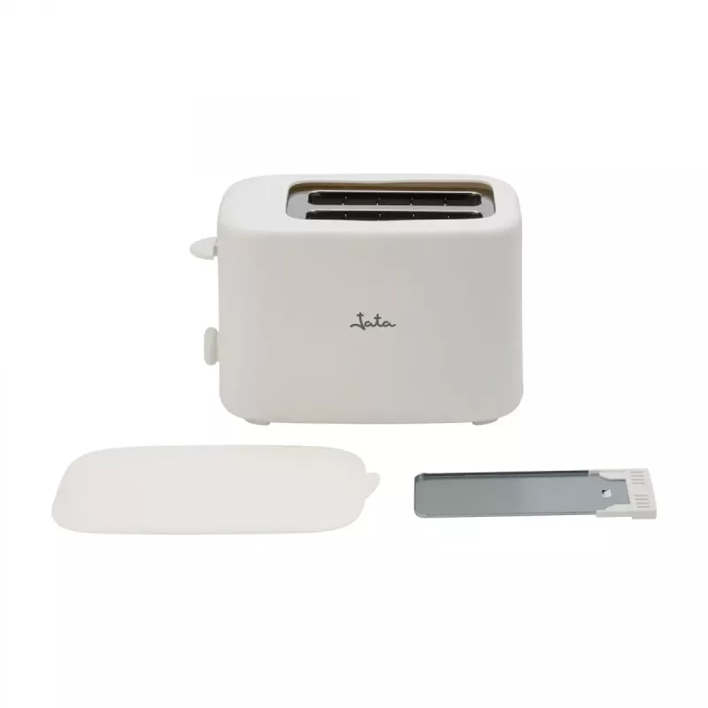 Jata JETT1048 Toaster, 2 Schlitze, 750 W, 6 Röstgrade, Weiß