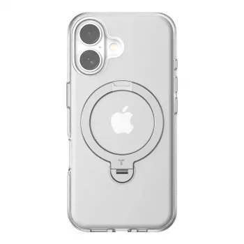 Schutzhülle transparent Torras Ostand Spin für iPhone 16 – klar, schlanke Passform